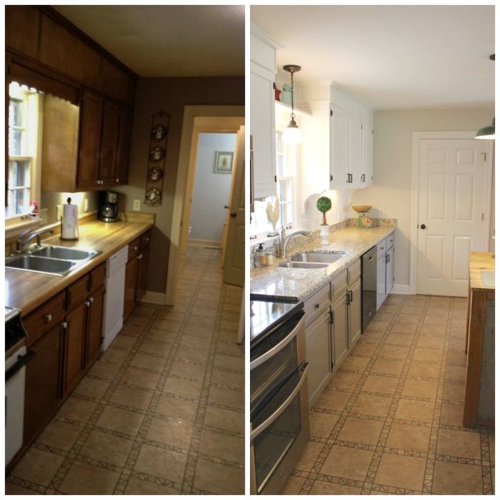 diy farmhouse kitchen makeover for 5000 including appliances, kitchen cabinets, kitchen design, painting