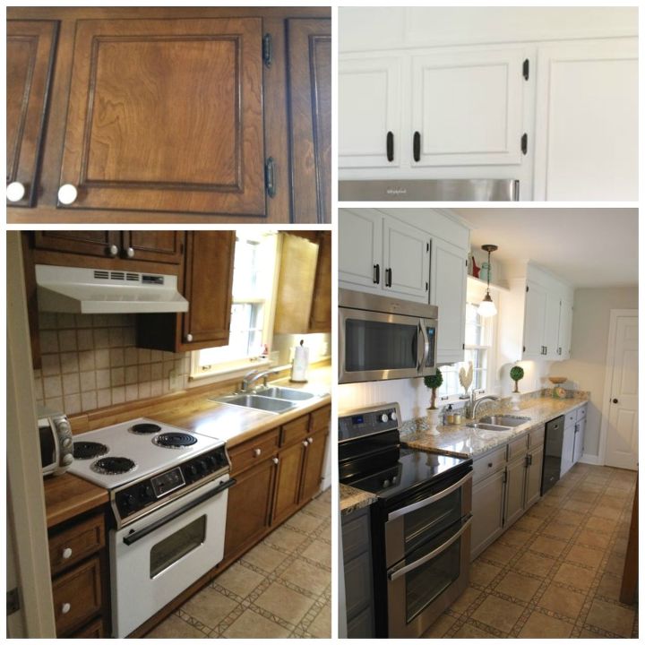 diy farmhouse kitchen makeover for 5000 including appliances, kitchen cabinets, kitchen design, painting