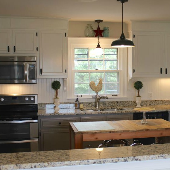 diy farmhouse kitchen makeover for 5000 including appliances, kitchen cabinets, kitchen design, painting