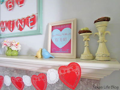 non traditional valentine s day mantel, crafts, fireplaces mantels, seasonal holiday decor, valentines day ideas