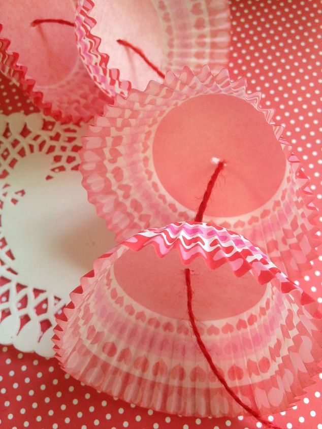 valentine s day cupcake cup banner craft for kids, crafts, repurposing upcycling, seasonal holiday decor, valentines day ideas
