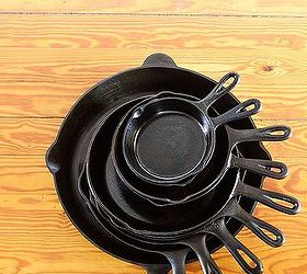restoring cast iron pans, cleaning tips, how to, kitchen design