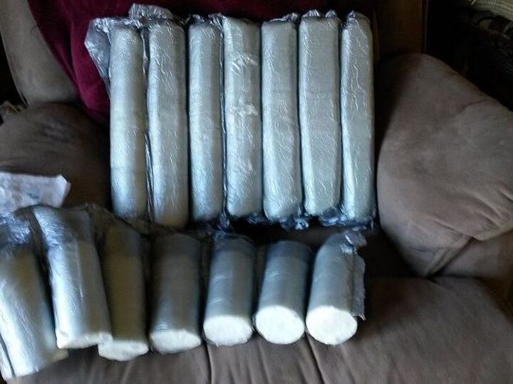 q repurposing styrofoam tubes, crafts, repurposing upcycling