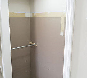 make the most out of a small closet, bedroom ideas, closet, organizing, painting, storage ideas