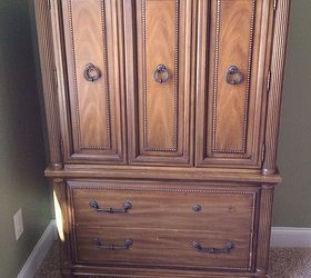 armoire turned craft cabinet, decoupage, painted furniture