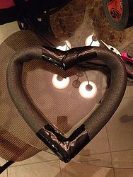 2 simple and sweet argyle valentine heart wreath