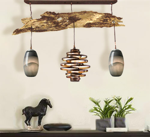 make a driftwood pendant light, how to, lighting, repurposing upcycling, woodworking projects