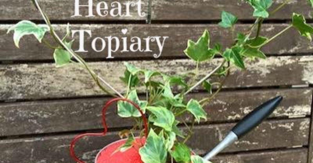 Topiario de corazón DIY | Hometalk