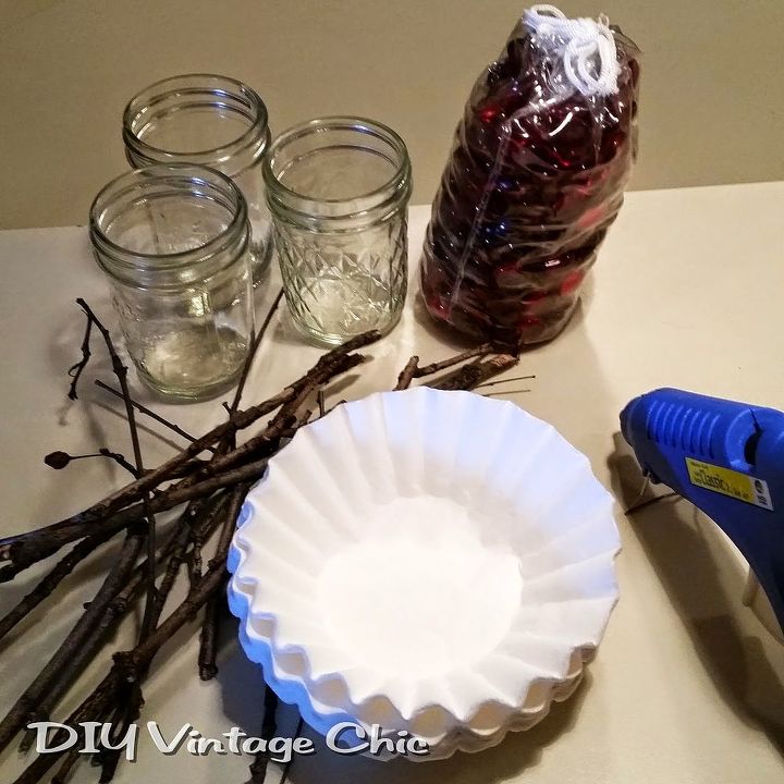 centro de mesa de san valentn tutorial de flores de filtro de caf reciclado