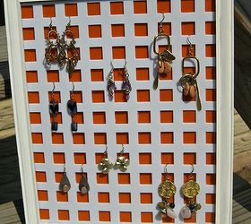 2 earring holder organizer, crafts, how to, organizing, repurposing upcycling