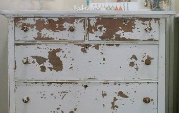 Milk Paint Farmhouse Dresser: Before and After