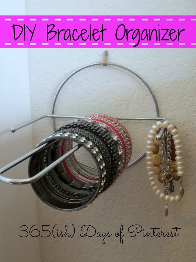 easy bracelet organizer, crafts, organizing, repurposing upcycling