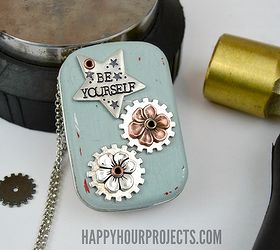 recycled mint tin music box, chalk paint, crafts, how to, repurposing upcycling, seasonal holiday decor, valentines day ideas