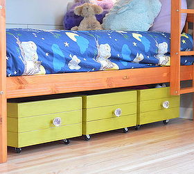 rolling toy boxes made from drawers, bedroom ideas, how to, organizing, repurposing upcycling, storage ideas