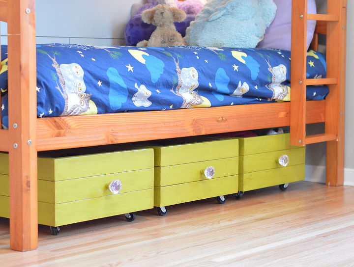 rolling toy boxes made from drawers, bedroom ideas, how to, organizing, repurposing upcycling, storage ideas