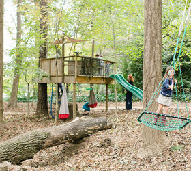 outdoor playscape, landscape, outdoor living