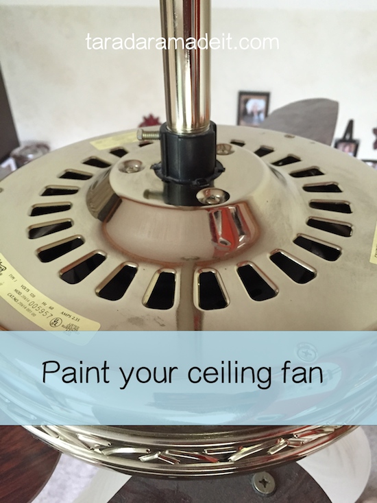 paint your ceiling fan without removing it from the ceiling, how to, painting, wall decor