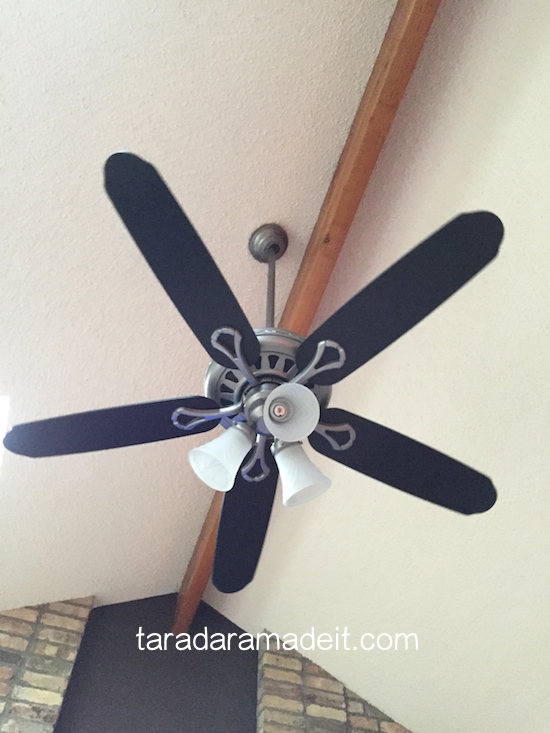 paint your ceiling fan without removing it from the ceiling, how to, painting, wall decor