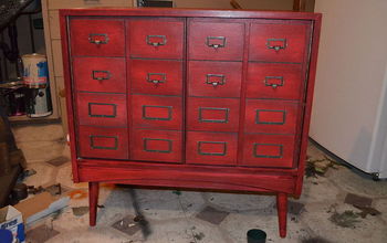 Faux Card Catalogue/Apothecary Cabinet