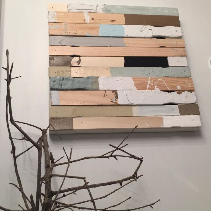 free wall art from reclaimed wood, crafts, wall decor, woodworking projects