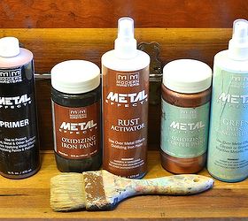 how to mix modern masters metal effects, crafts, how to, painting, rustic furniture