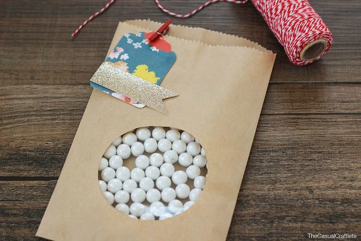 diy peek a boo paper bag, crafts, how to, repurposing upcycling, seasonal holiday decor, valentines day ideas