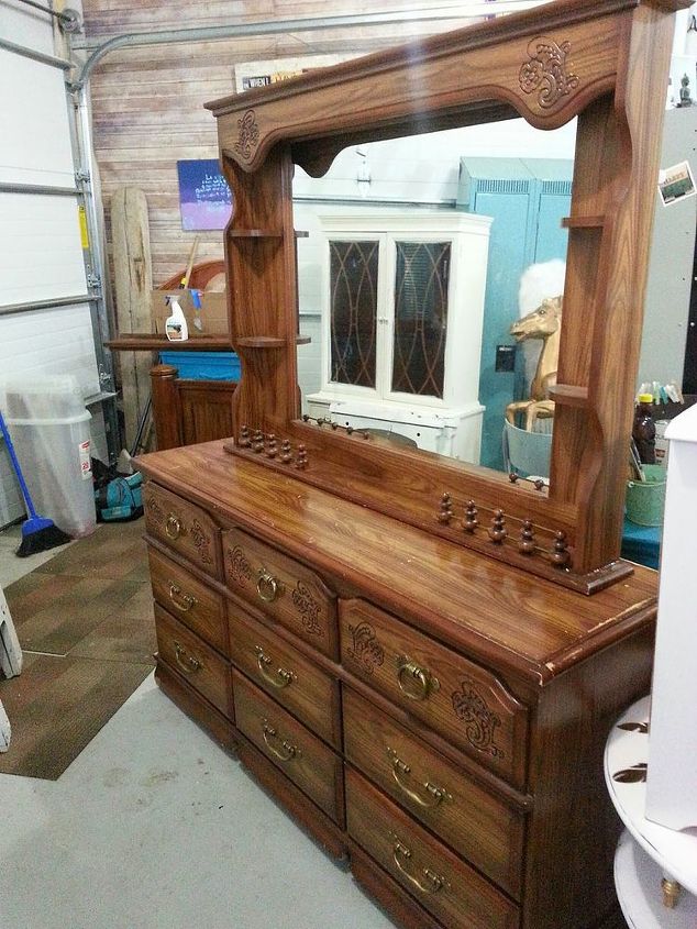 Upcycled 80 S Dresser Hometalk Upcycled 80 S Dresser How To Painted Furniture Repurposing Upcycling Shabby Chic