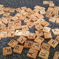 scrabble wall art, crafts, decoupage, how to, repurposing upcycling