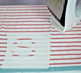 embossed monogrammed hand towel, crafts, decoupage, how to, repurposing upcycling