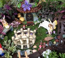 My Whiskey Barrel Fairy Garden | Hometalk