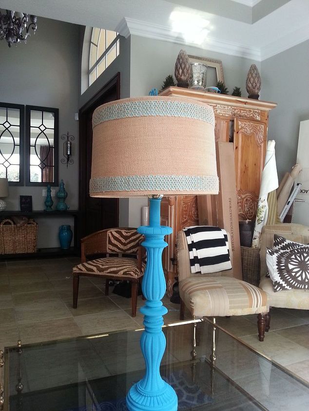 diy lamp upcycling, chalk paint, crafts, how to, lighting, painting