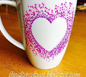 easy and quick valentine s day gift sharpie decorated mug, crafts, how to, seasonal holiday decor, valentines day ideas