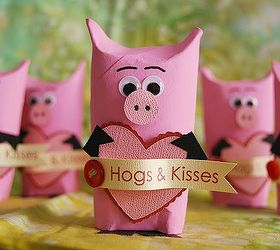 hogs and kisses valentine s gift, crafts, how to, repurposing upcycling, seasonal holiday decor, valentines day ideas