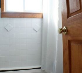 painted bathroom tile one year later, bathroom ideas, how to, painting, tiling