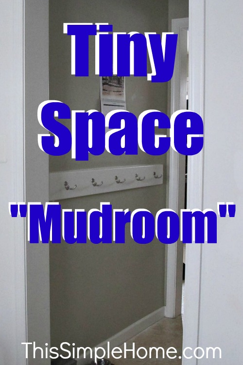 small space mudroom alternative, closet, foyer, how to