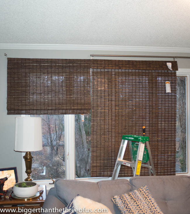 how to cut bamboo blinds shades, how to, window treatments, windows