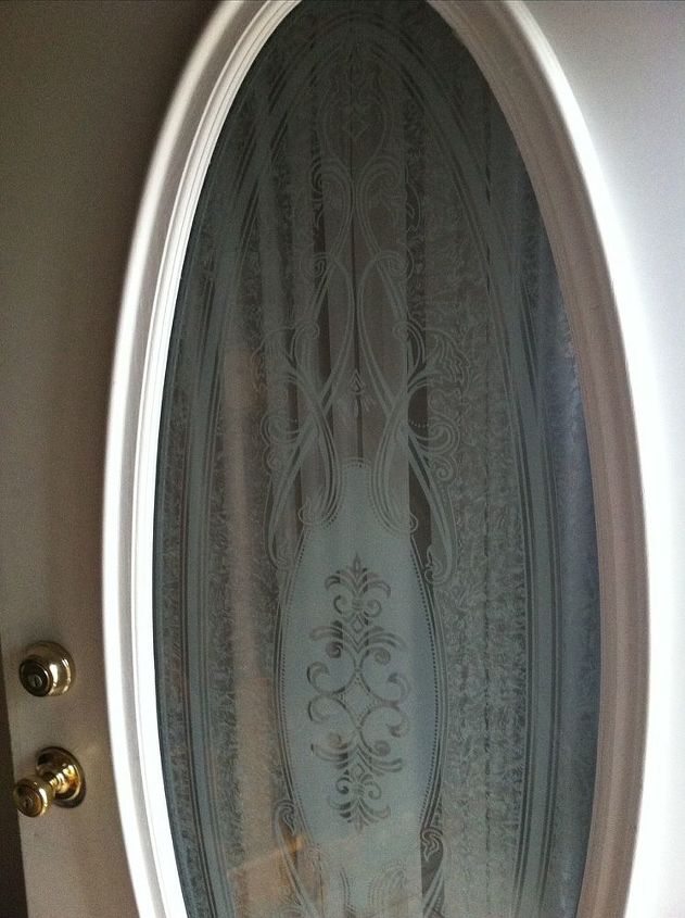 How To Paint The Glass Panel On Front Door Hometalk
