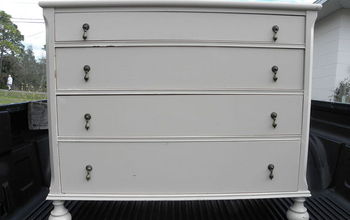 Ugly Flesh Tone Painted Dresser Turned Into a Gem