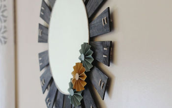 Upcycled Sunburst Mirror--You'll Never Believe What This Used to Be