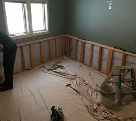 built bunk bed project ongoing, bedroom ideas, painted furniture