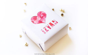DIY Gift Wrap for Valentine's Day
