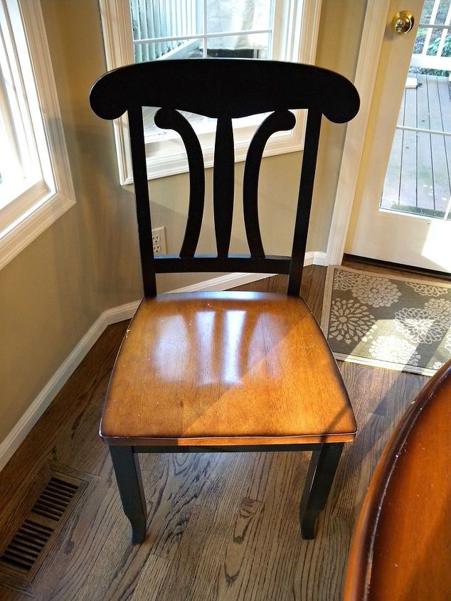 Kitchen Table and Chair Makeover With Stain and Paint | Hometalk