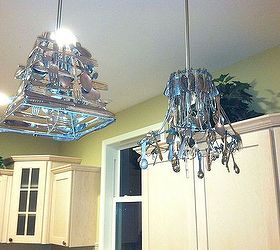 how to apply silverware for home decor in unexpected ways, kitchen design, lighting, repurposing upcycling, window treatments
