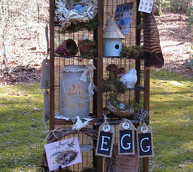 for the birds turn a cd stand into a bird themed curiosity cabinet, The completed cabinet