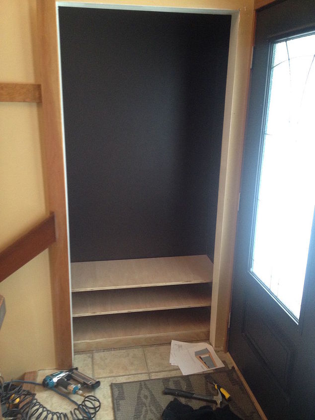 Diy Entryway Closet Hometalk