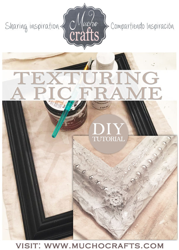 DIY - Texturing a Frame - Tutorial | Hometalk