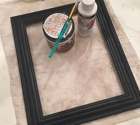 diy texturing a frame tutorial, crafts, how to, repurposing upcycling, wall decor
