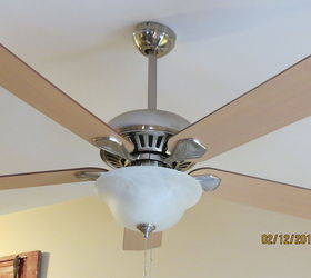 diy ceiling fan makeover with modern masters paint, BEFORE