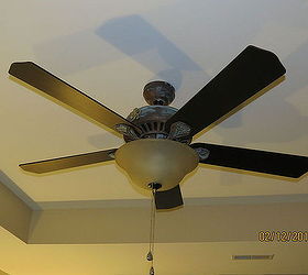 DIY Ceiling Fan Makeover, With Modern Masters Paint