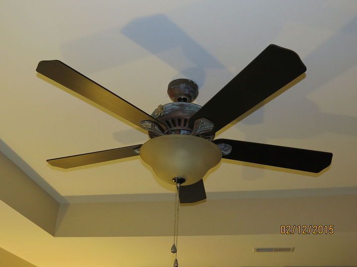 diy ceiling fan makeover with modern masters paint
